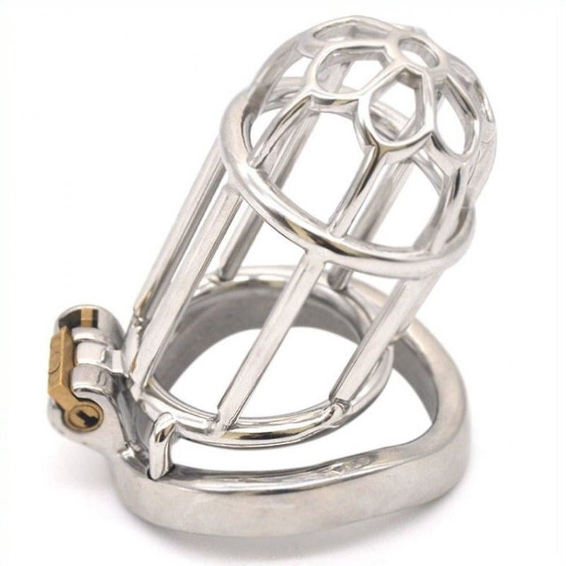 Plum Blossom Bend Ring Chastity Device - - Male Chastity