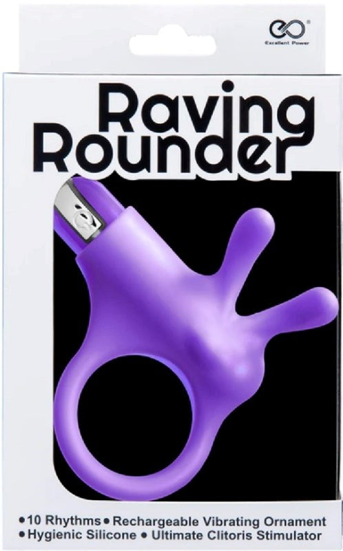 Raving Rounder Rechargeable Cock Ring - Ball and Cock Toys
