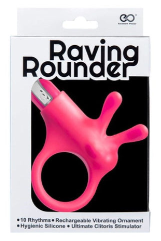 Raving Rounder Rechargeable Cock Ring - Ball and Cock Toys