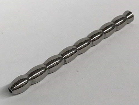 Rippled Post Hollow Penis Plug - Penis Plugs