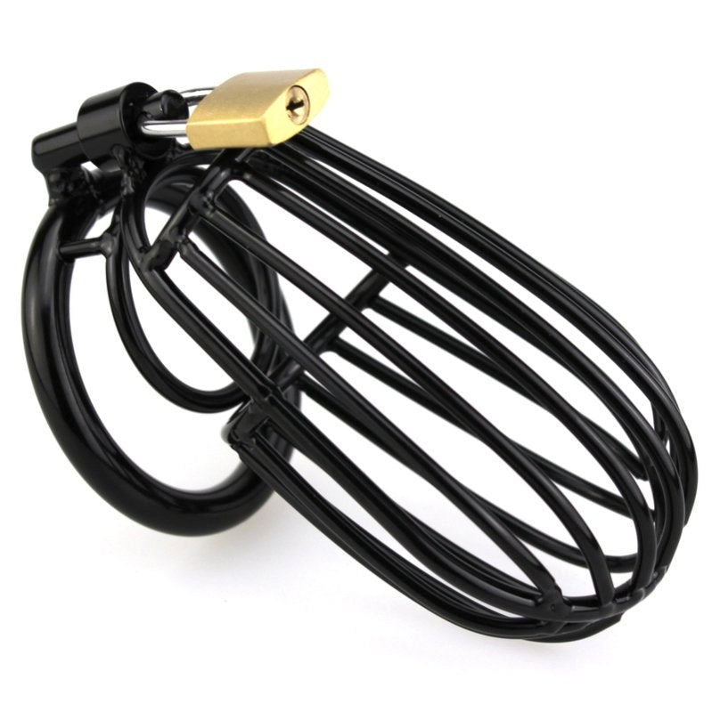 Samurai Cock Cage Drooping Chastity Device - - Male Chastity