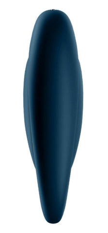 Satisfyer Glorious Duo Mens Powerful Vibrating Cock Ring Blue - Ball and Cock Toys