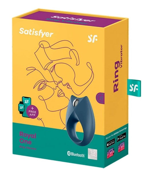 Satisfyer Royal One App Control Multi Functions Vibrating Cock Ring - Vibrating Cock Rings