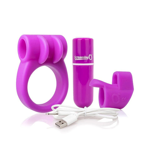 Screaming O Charged CombO Purple - Sex Kits