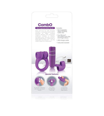 Screaming O Charged CombO Purple - Sex Kits