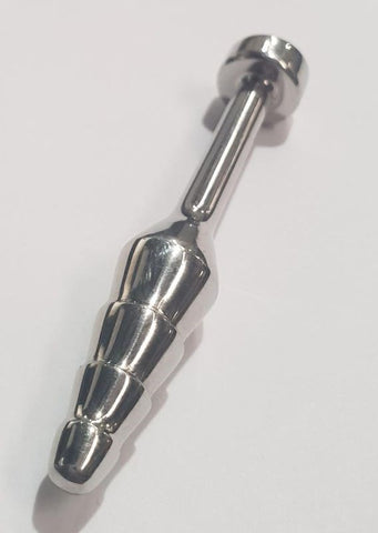 Sex Ribbed and Tapered Penis Plug - Penis Plugs