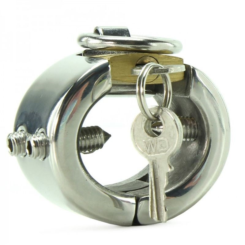 Shadow Stainless Steel CBT Piercing Chamber - - Male Chastity