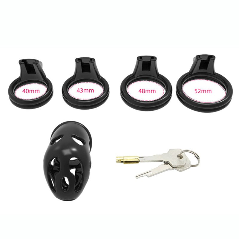 Short Ghost Chastity Cage - - Male Chastity