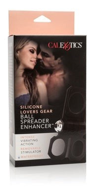 CalExotics Silicone Lovers Gear Ball Spreader Enhancer - Cock Rings