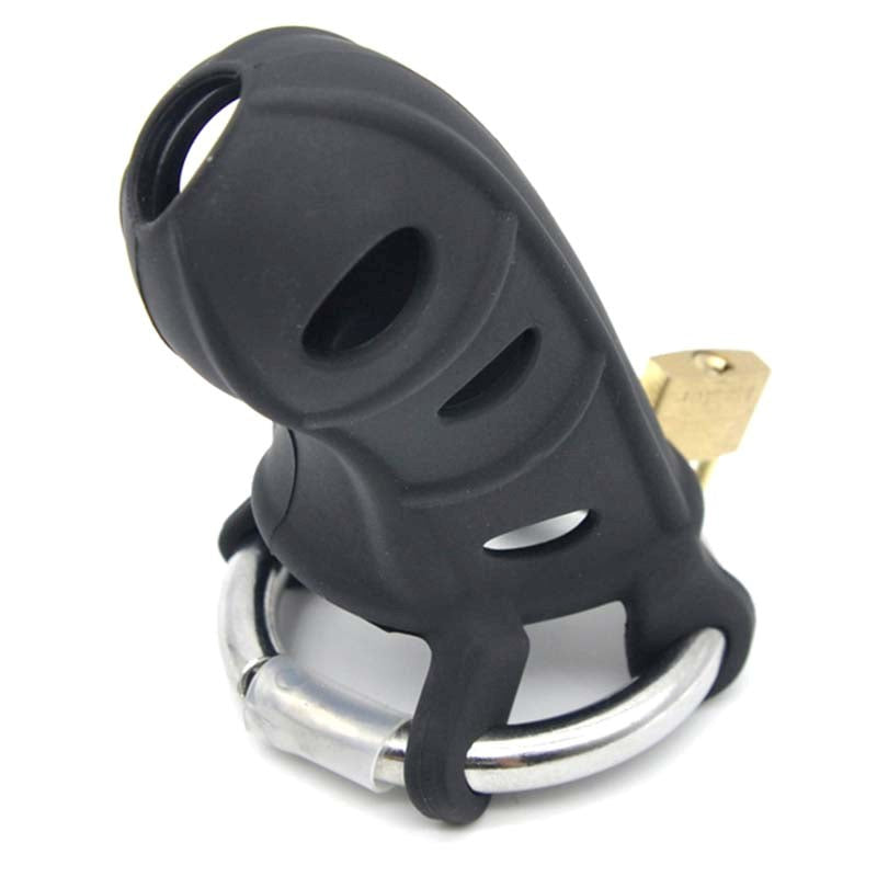 Silicone Male Chastity Device - SMALL - - Male Chastity