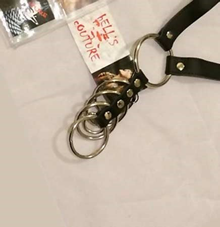 Sinvention Leather Harness With Gates of Hell Rings - Male Chastity