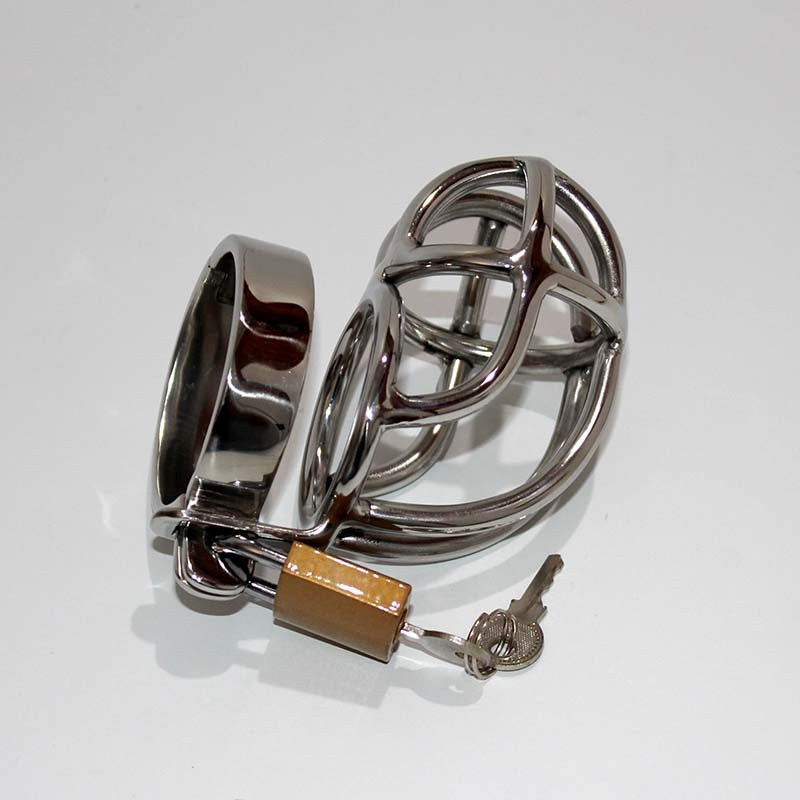 Slumpy Metal Chastity Cage - - Male Chastity