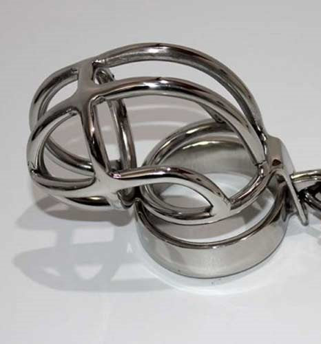 Slumpy Metal Chastity Cage - - Male Chastity