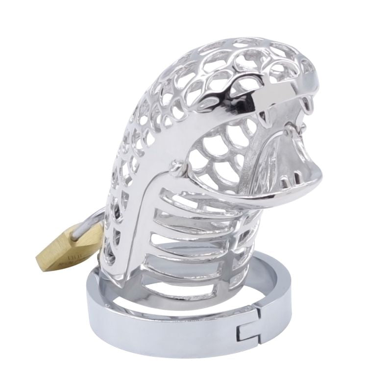 Snake Open Mouth Chastity Device - - Male Chastity