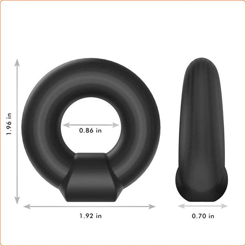 Soft Silicone Penis Ring - Ball and Cock Toys