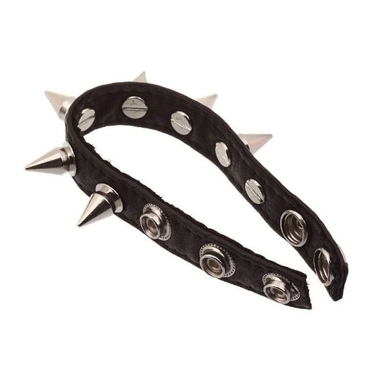 Spiked Leather Cockring - Cock Rings