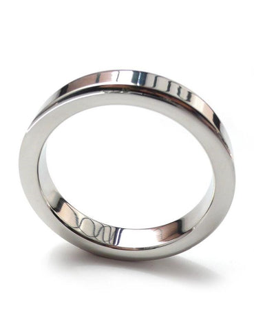 Square Edged Steel Cock Ring 6mm - Cock Rings