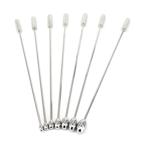 Stainless Steel Solid Penis Plug Set - Penis Plugs