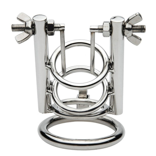 Stainless Steel Urethral Spreader CBT Chastity Cage - Male Chastity