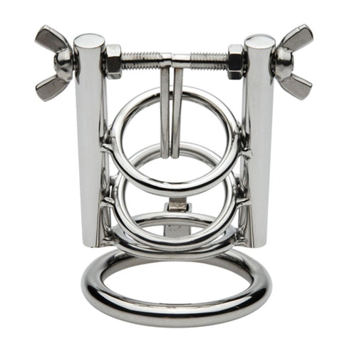 Stainless Steel Urethral Spreader CBT Chastity Cage - Male Chastity