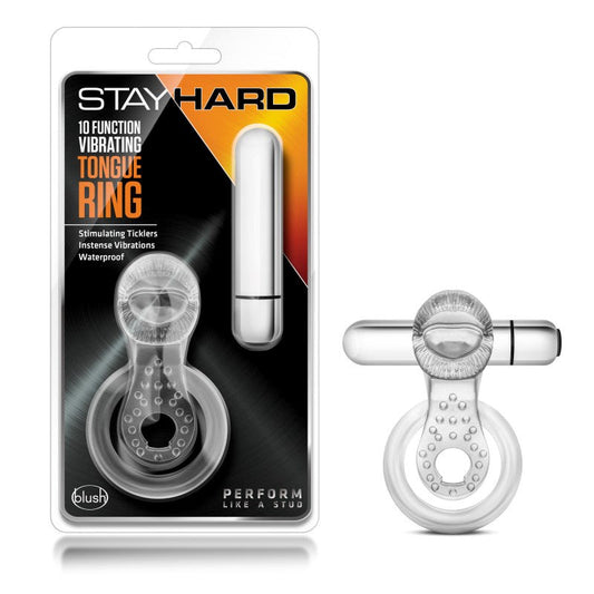 Elevate Your Pleasure - Stay Hard 10-F Vibrator by Blush - Ball and Cock Toys