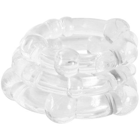Stay Hard Beaded Cock Ring - Cock Rings