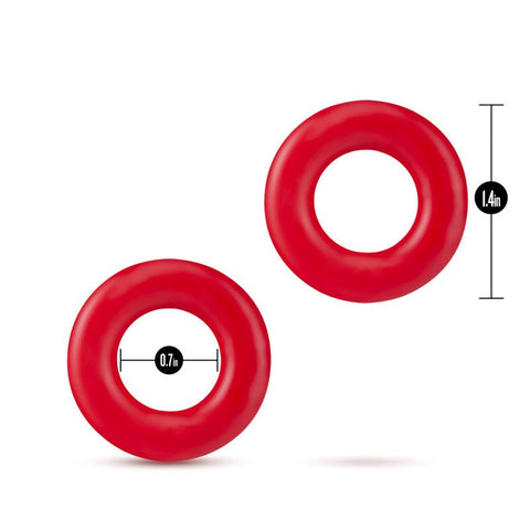 Blush Novelties - Stay Hard Donut Rings for Heightened Pleasure - Cock Ring Sets