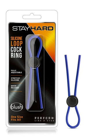 Stay Hard Silicone Loop Cock Ring - Cock Rings