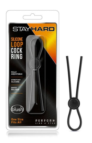 Stay Hard Silicone Loop Cock Ring - Cock Rings
