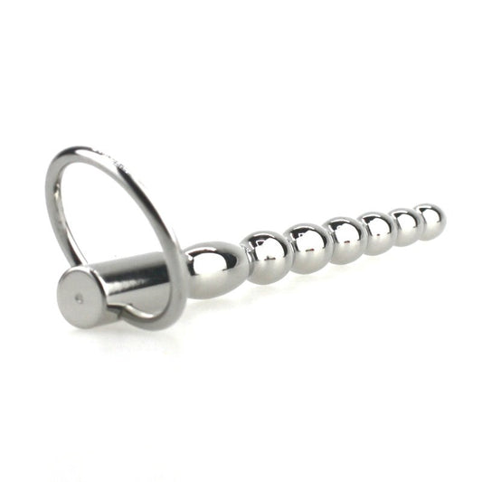 Steel Power Tools Penis Plug with Glans Ring - Penis Plugs