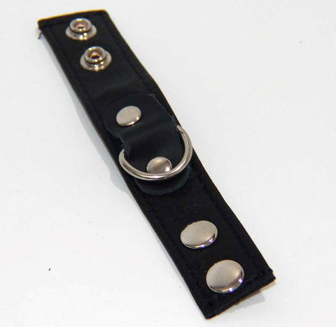 Strappy Cock Ring Leather 2 Speed - Cock Rings