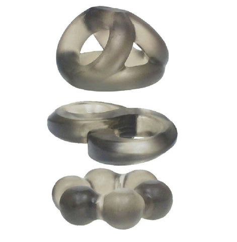 The 9'S Phat Rings Set - Cock Ring Sets