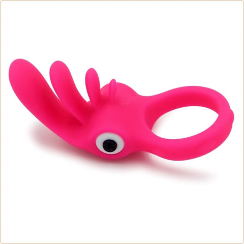 Tongue Vibration Cock Ring - Ball and Cock Toys