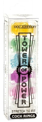 Tower of Power Cock Rings - Stretchy Cock Rings