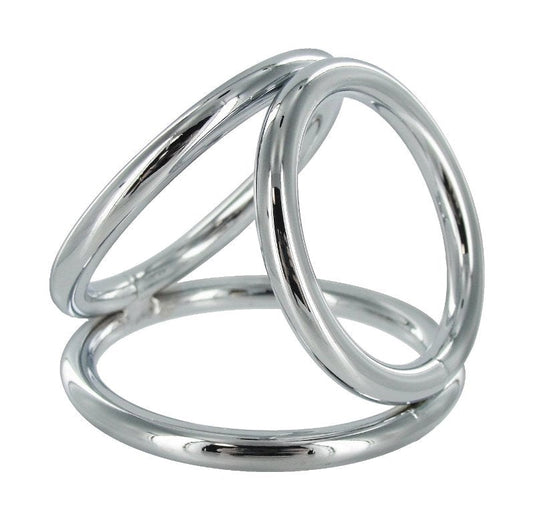 Triad Chamber Cock and Ball Cage - Steel Cock Rings