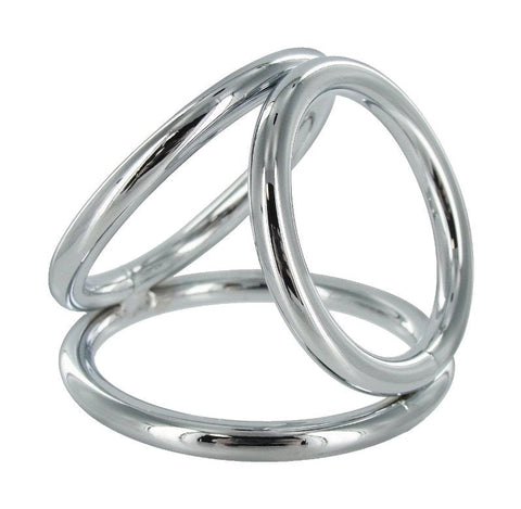 Triad Chamber Cock and Ball Cage - Steel Cock Rings
