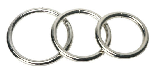 Trine Steel C-Ring - Unlock Refined Pleasure Experiences - Cock Ring Sets