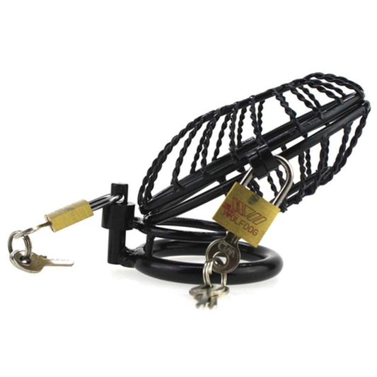 Twisted Side Entry Chastity Device - Male Chastity