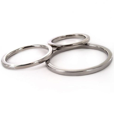 Unique Obsessions Metal Cock Ring - Cock Rings
