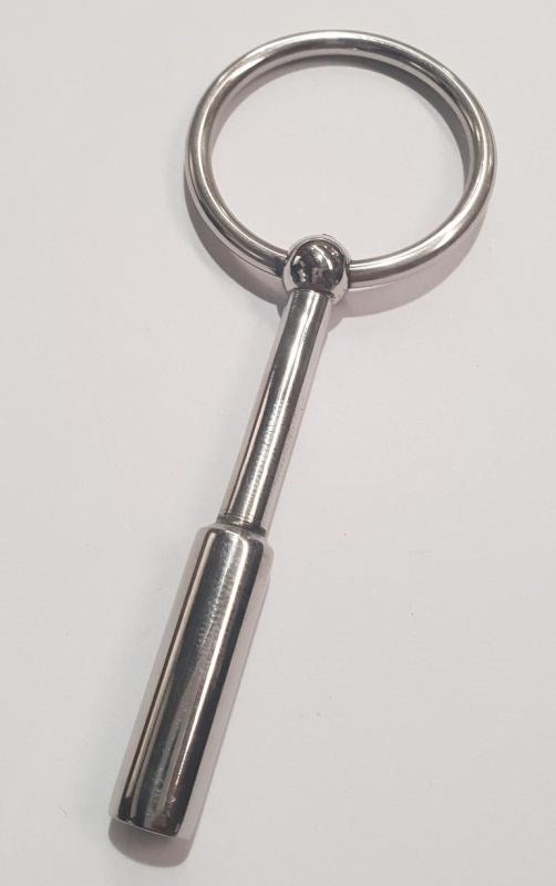 UTube Slender Two Stage Penis Plug with Ring - Penis Plugs