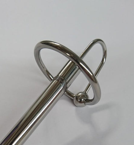Voodoo Pierce-less Steel Princes Plug - Penis Plugs