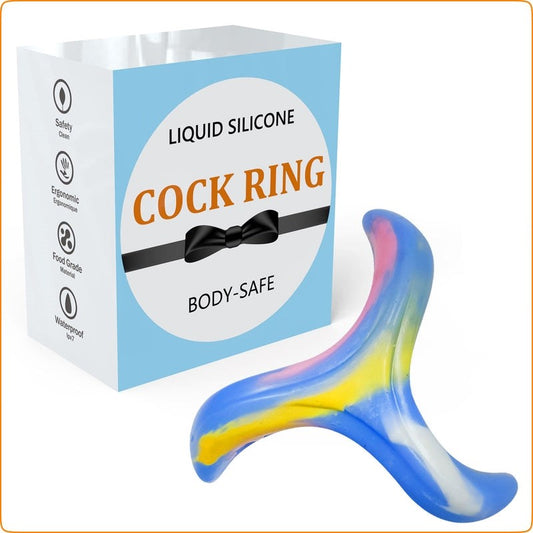Whirlwind Silicone Cock Ring - Ball and Cock Toys