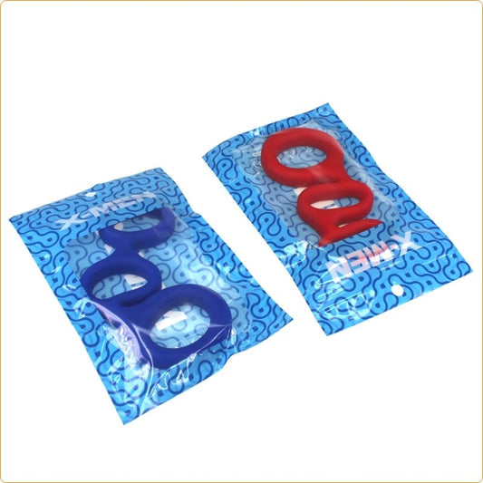 X-MEN Liquid Silicone Three Ring Cock Ring - Ball and Cock Toys