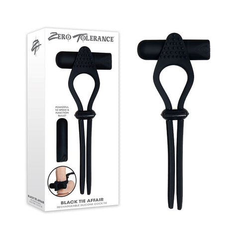 Zero Tolerance Black Tie Affair Vibrating Penis Ring - Vibrating Cock Rings