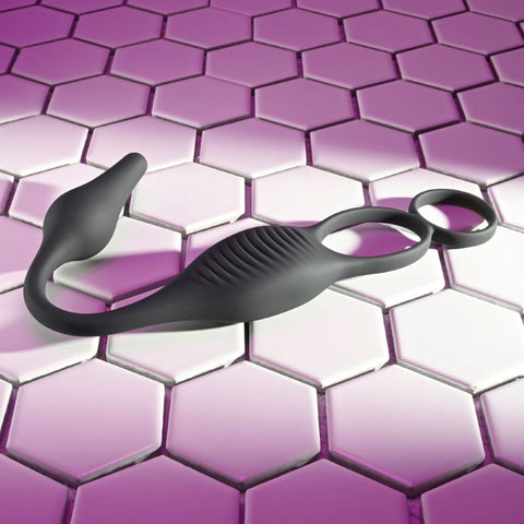 Zero Tolerance Plug & Tug Rechargeable Cock Ring - Cock Rings