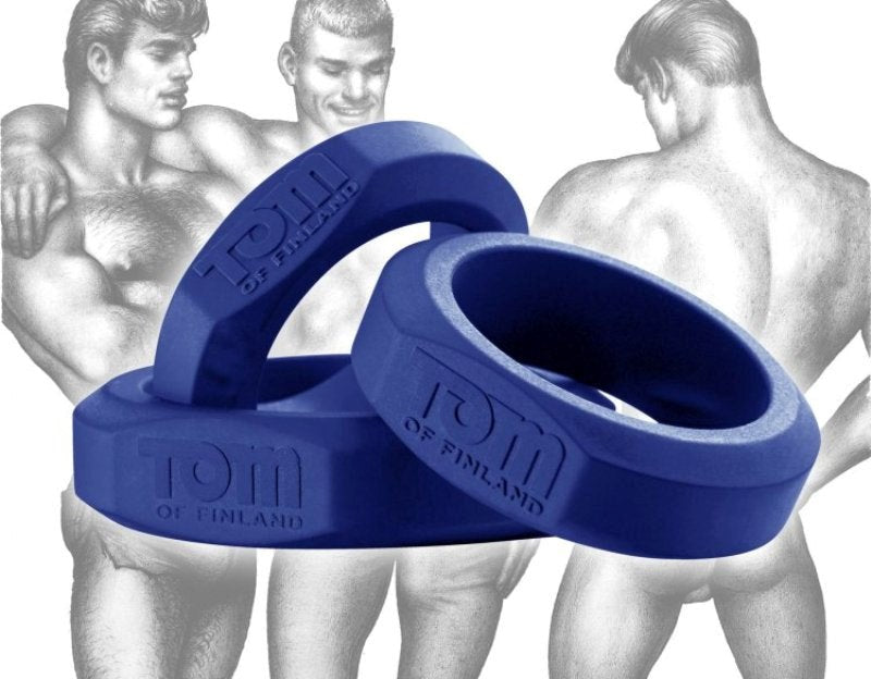 3 Piece Silicone Cock Ring Set - - Cock Ring Sets