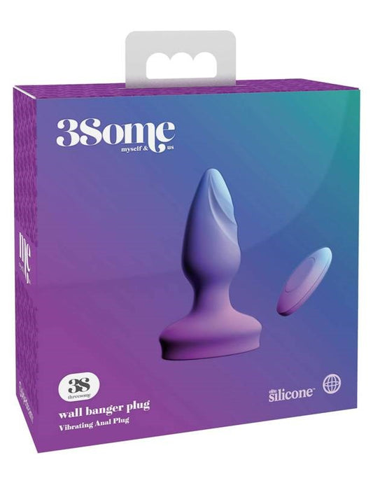 Pipedream 3Some Wall Banger Vibrating Anal Plug - Anal Vibrators