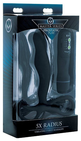 5X Radius Vibrating Silicone Prostate Massager - Prostate Toys