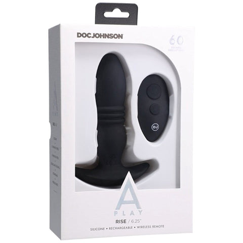 A-Play RISE Rechargeable Silicone Anal Plug with Remote - Prostate Toys
