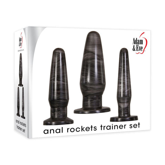 Adam & Eve Anal Rockets - Flexible Anal Adventure Kit - Butt Plugs